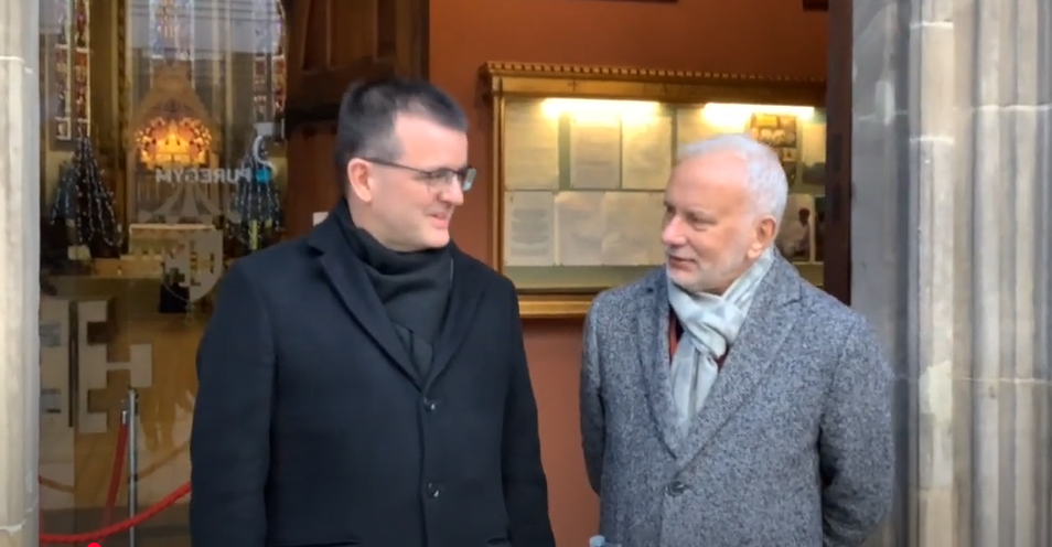 Paul Carr and David Saint at St Chad's Cathedral Birmingham